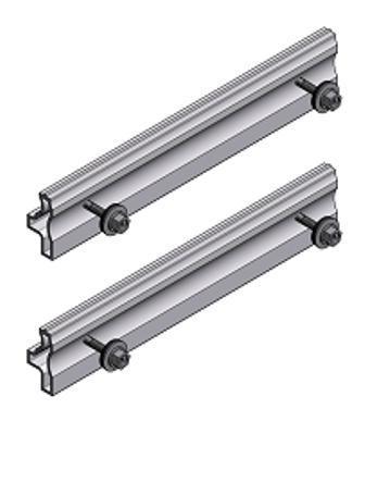 Schletter aluminium rail extension (30x30)